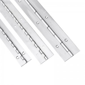 مفصلات طويلة مخصصة 201#304#سماكة 1.5 مم من الفولاذ المقاوم للصدأ البيانو المفصلي مستمر البيانو مفصل البيانو